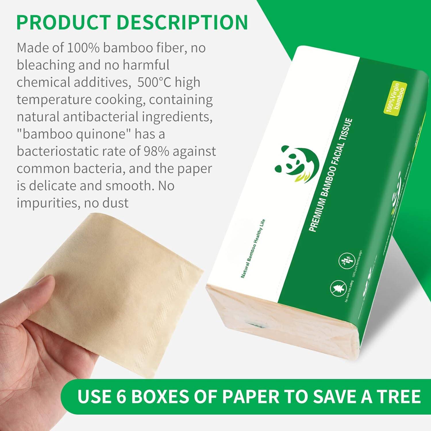 Bamboo Tissues, Bulk 12 Pack Box: image 4