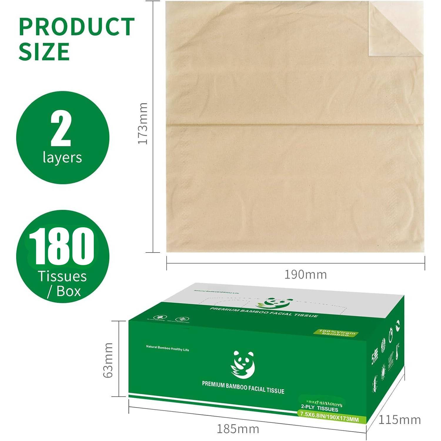 Bamboo Tissues, Bulk 12 Pack Box: image 5
